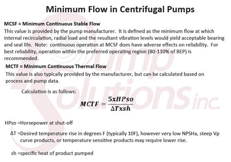 minimum recirculation flow for centrifugal pump|minimum flow in centrifugal pump.